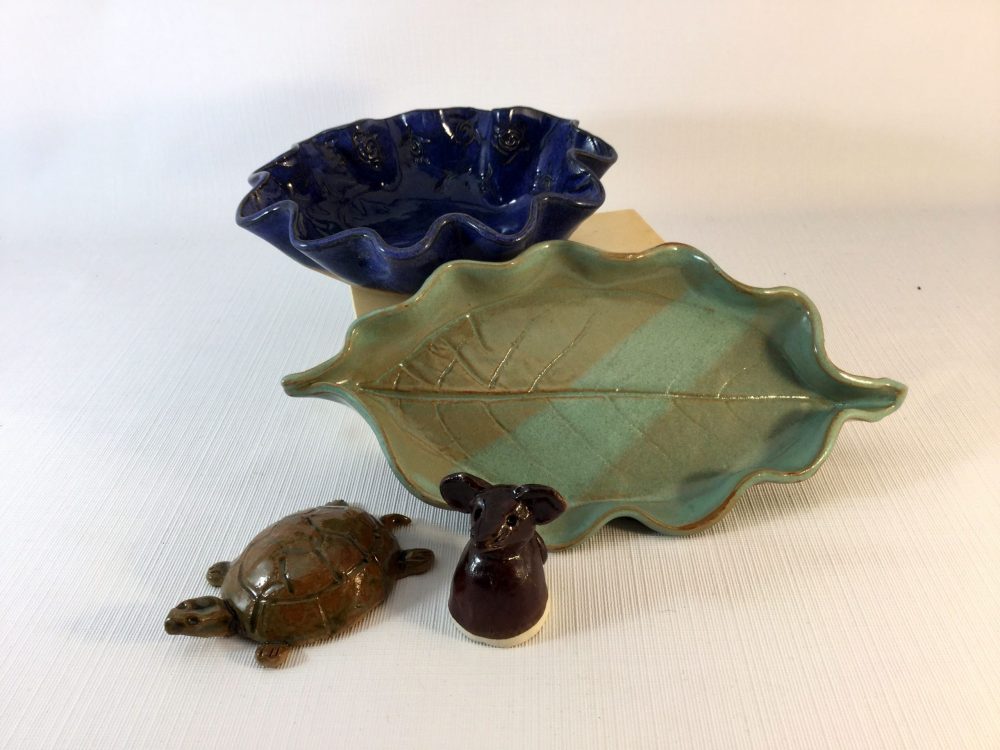 Bowl, plate and critter examples for Class A