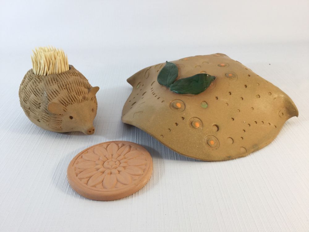 toad house, small critter container and brown sugar disk examples for class C