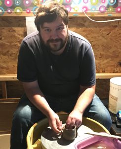 picture of David at the wheel