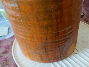 Photo of repaired urn 
