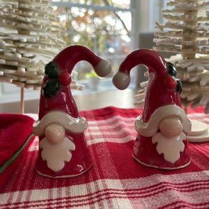 Two Santa Gnome decorations - Jean Moloney