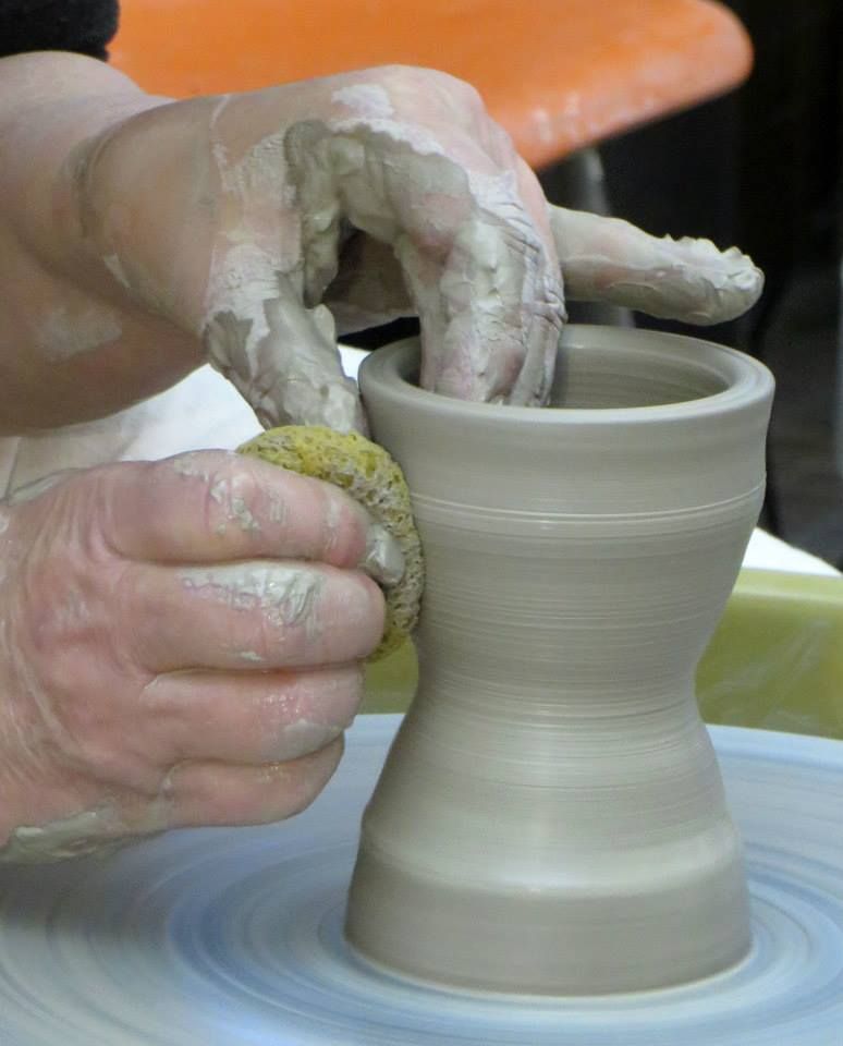 Throwing demo (June) 1 Beginner Wheel- Teens and Adults